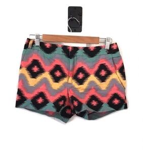 RACHEL Rachel Roy Multicolor Geometric Women's Shorts